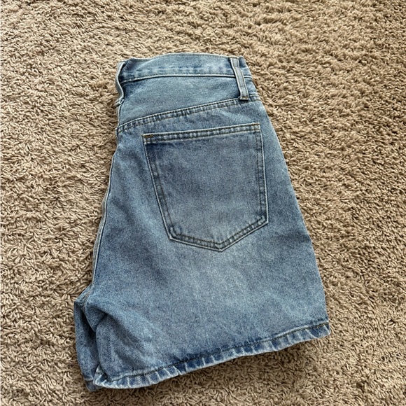 High Rise Jean Dad Shorts - Picture 2 of 5